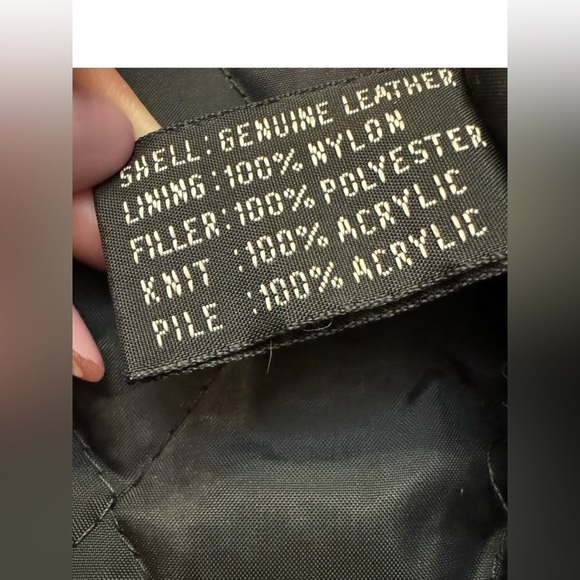 Saks Fifth Avenue Black Leather Jacket Vintage XL - Picture 8 of 14